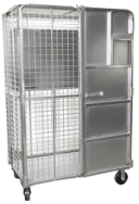 0000959 security cage cart 2 shelf 22 130 300 1