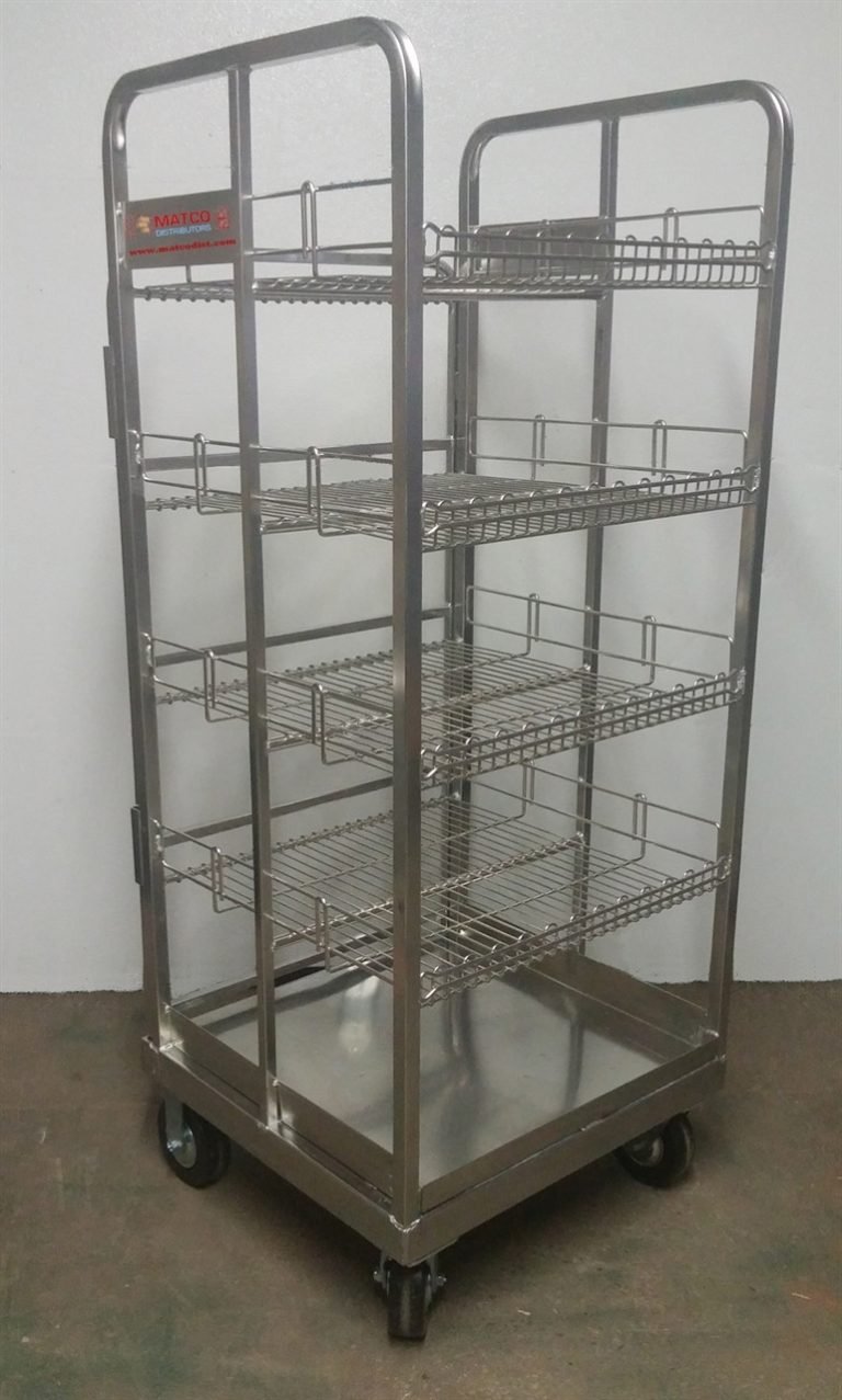 Used 80 Gallon Rigid 5 Shelf Distribution Milk Bossy - Matco Material ...