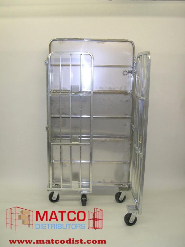 STAINLESS STEEL 360 DOZEN EGG DISPLAY OR DISTRIBUTION CART