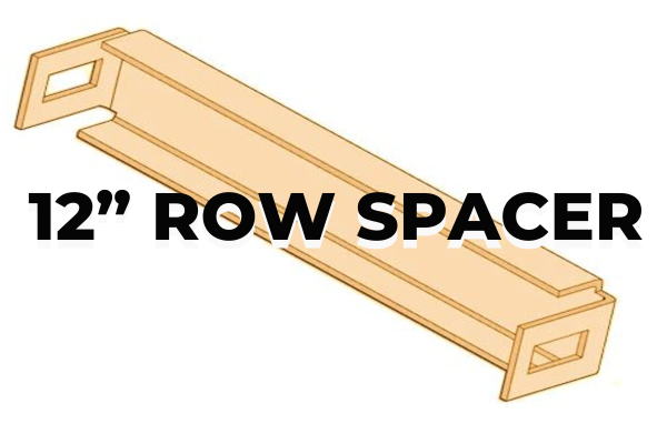 12 inch row spacer